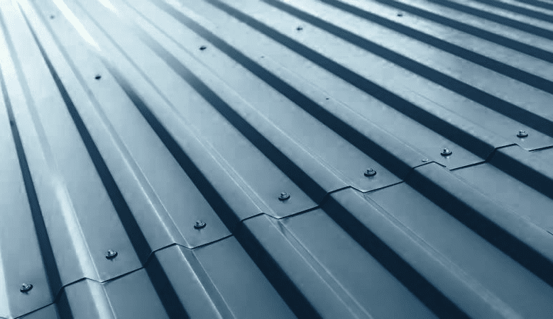 Exposed fastener metal roof