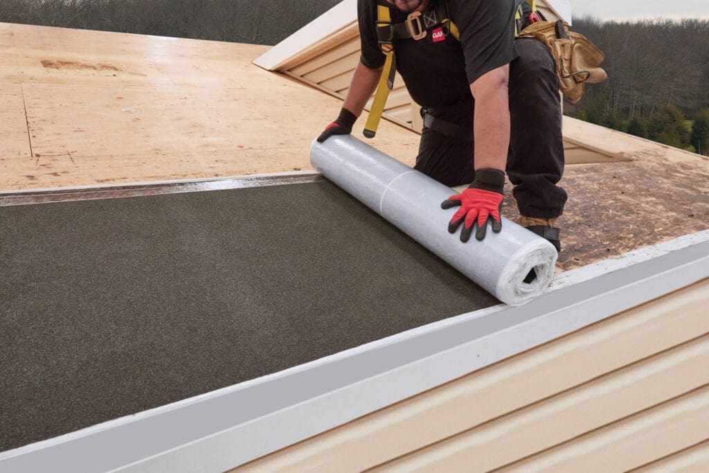 Types of roofing underlayment