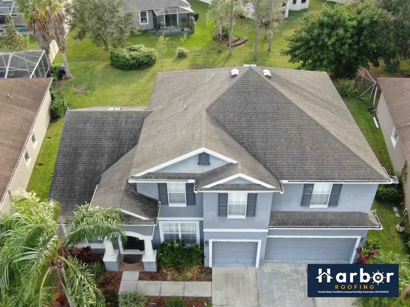 Harbor Roofing new roof instalment with roof warranty